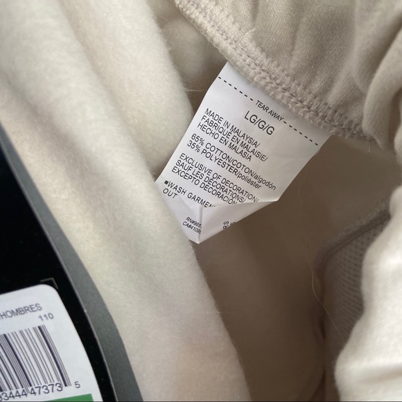 (CLOSET CLOSING FINAL SALE) NWT Under Armour White Jogger Sweatpants Loose Fit - Picture 8 of 10